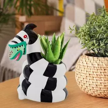 Горшок для цветов Sandworm Mini из смолы, горшок для суккулентов, домашний декор, многоцелевой садовый цветочный горшок в форме песчаного червя для комнатных растений