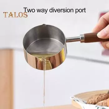 Горшок для горячего молока, универсальная сковорода для жарки, пищевой практичный мини-шоколадный молочный соус, кухонная сковорода, кухонные аксессуары