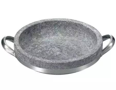 Горшок для морепродуктов Nagami Far Red Stone с ручкой 34 см