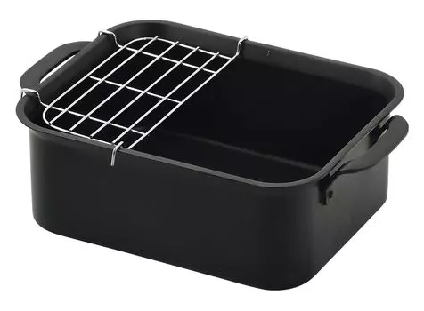 Горшок для темпуры Pearl Metal Deep 19 x 15 см с широкой проволокой IH, прямоугольный, совместим с железом, HC-802