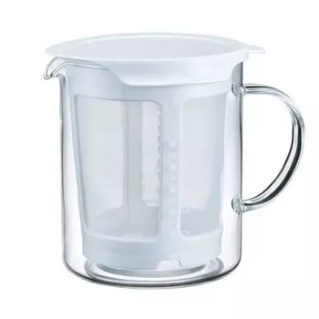 Горшок HARIO Dashi Pot Практичная емкость 600 мл Суп Dashi Удобен для использования в микроволновой печи Ручная работа Белый Сделано в Японии Подарок Подарок DP-600-W