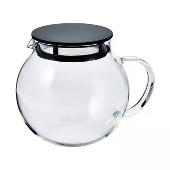 Горшок HARIO Jumping Leaf, черный, 600 мл, производство Япония, JPL-60-B