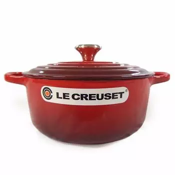 Горшок Le Creuset Cocotte Ronde Red 06 Creuset/Le Two-handed 21177-20см (Серебряная ручка) [Элемент]