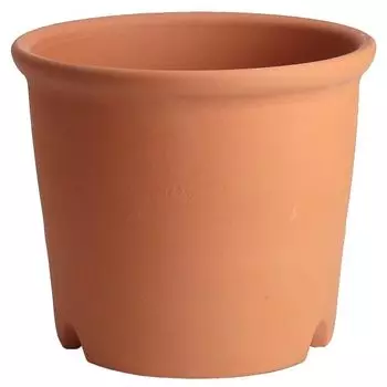 Горшок Mikawayaki KANEYOSHI из отечественной керамики Цветочный горшок Mikawayaki S Горшок Redyaki 8 [Сделано в Японии/Надежное качество] №.