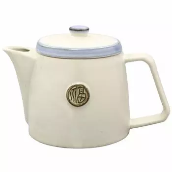 Горшок Mino Ware Fukufuku белый, сделано в Японии 500-01