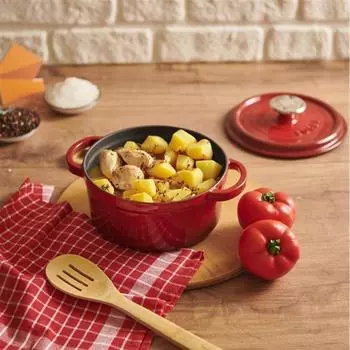 Горшок Srel глубокий красный 20 см