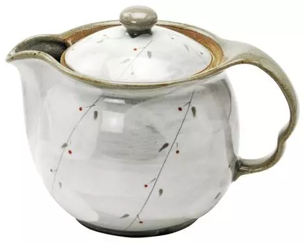 Горшок в стиле Мино с резным декором, красный 135553