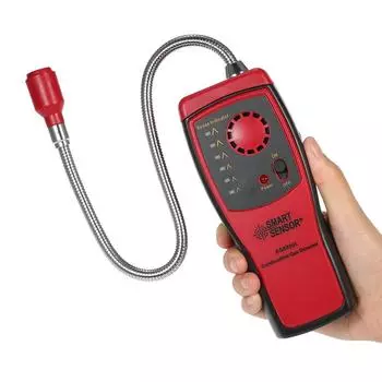 Горючий портативный тестер детектора утечки газа с визуальным индикатором утечки, портативный мини-диагностический инструмент