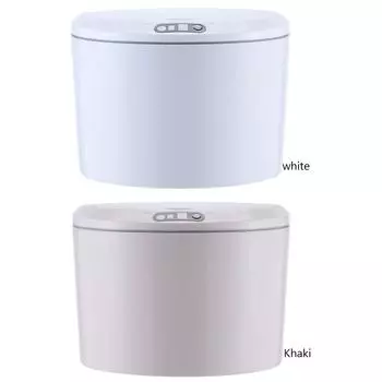 ГОРЯЧИЙ Автоматический Электрический Датчик Умный Мусорный Бак 3L Мусорный Бак Съемный Для Выезда Из Автомобиля 3L battery белый