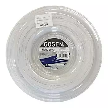 GOSEN Micro Super 16 White 240M Roll Rigid Tennis Gut Monofilament MICRO SUPER TS4002 (1.30mm) [Item] белый