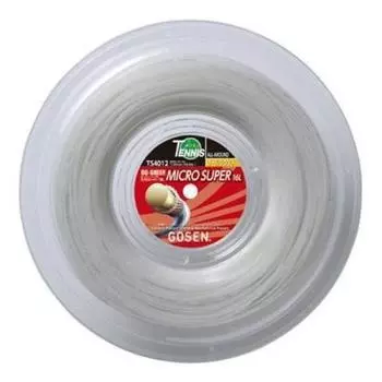 GOSEN Micro Super 16L Белый 220M Рулон Жесткая Теннисная Леска Мононить MICRO SUPER TS4012 (1,25мм) [Элемент] белый