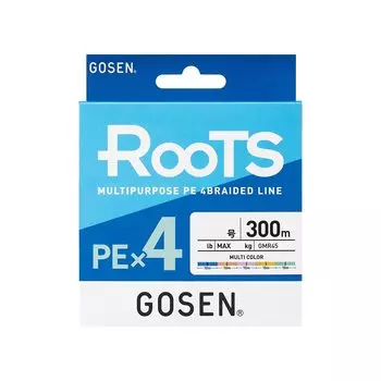 Gosen Roots PE x 4 Многоцветный 300м 0.6
