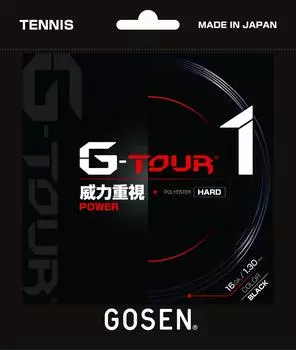 GOSEN Tennis Gut G Tour One 16 Черный TSGT10BK