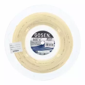 GOSEN Tennis Gut Roll Micro 17 122 Natural TS4042 Natural 122 (MICRO 17) (na) белый
