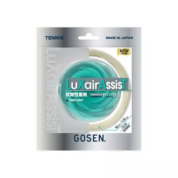 GOSEN Tennis Gut String Luxia Assist LuXairAssisT 16L Natural TSLXA1NA