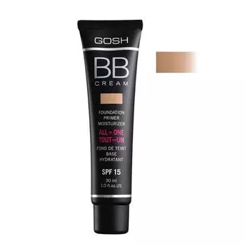 Gosh BB Cream Foundation Primer Moisturizer 03 Warm Beige 30 мл