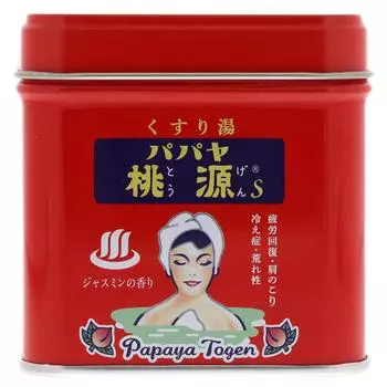 Goshu Pharmaceutical Лекарственная соль для ванн Папайя Тоген S Аромат Жасмина 70 г Банка (Квази-наркотики)