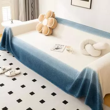 Гостиная Диван Коврик Пледы Осень Зима Лоскутное Плюшевое Покрывало Для Пикника Кемпинг Чехол Диван Чехол 180x130