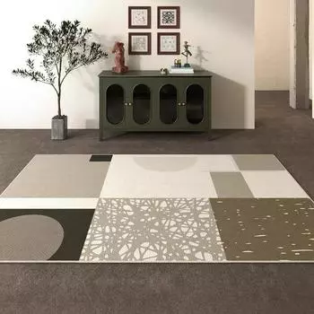 Гостиная Кристалл Бархатный Ковер Спальня Диван Ретро Журнальный Столик Одеяло Современный Свет Роскошный Дом Скандинавский Напольный Коврик 400mm x 600mm