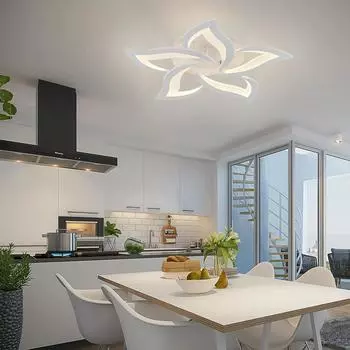 Гостиная кухня спальня детская комната приложение пульт дистанционного управления с регулировкой яркости декоративное искусство современная светодиодная люстра глянцевая лампа IRALAN