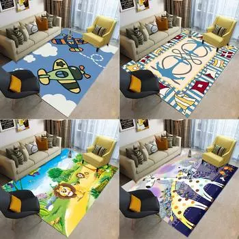 Гостиная, полностью вымощенная домашняя ванная комната, спальня, нескользящий дверной ковер, новый милый ковер с рисунком, напольный коврик 40x60cm
