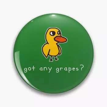 Got Any Grapes Alt для темного цвета M, настраиваемая мягкая пуговица, декор, булавка для лацкана, воротник, креативная брошь для шляпы, женская мультяшная брошь