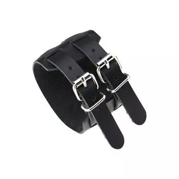 Goth Y2 K Dark Bracelet Women s Leather Lolita Black (S0015)