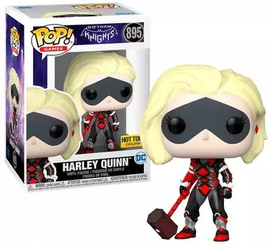 Gotham Knights Harley Quinn Limited Vinyl Figure POP!Games красный