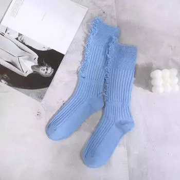 Gothic Hollow Mesh Stockings Breathable Leggings Women Soft Mid Tube Socks Girl жёлтый/розовый