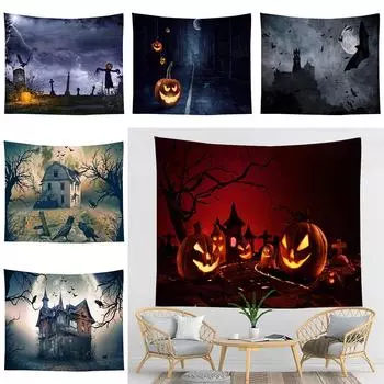 Готический домашний декор на Хэллоуин, гобелен, настенный гобелен, принадлежности для колдовства, гобелен для общежития, настенный гобелен 100x75cm