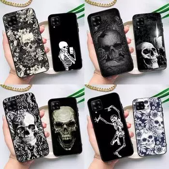 Готический модный череп для Samsung Galaxy A54 A34 A53 A73 A33 A23 A13 A51 A71 A12 A22 A32 A42 A52 A14 чехол для телефона Samsung A51 4G