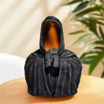 Готический молитвенный подсвечник с изображением смерти, забавный светодиодный подсвечник с изображением смерти для гостиной дома