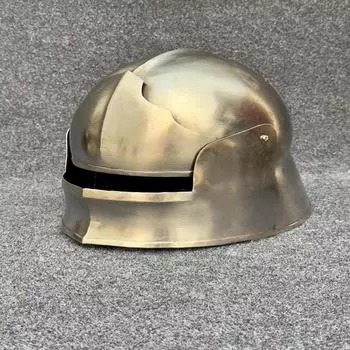 Готический шлем-салад, аутентичный рыцарский доспех 15 века, исторический рыцарский шлем для показа, ролевой игры, косплея, лучший подарок