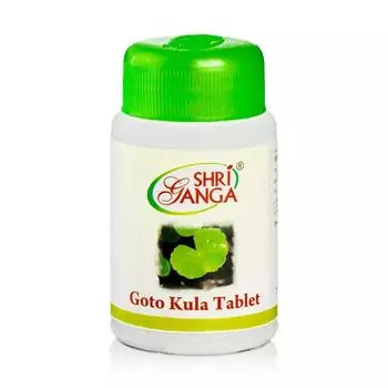 Гото Кула (100 таб), Goto Kula Tablet, Shri Ganga Pharmacy