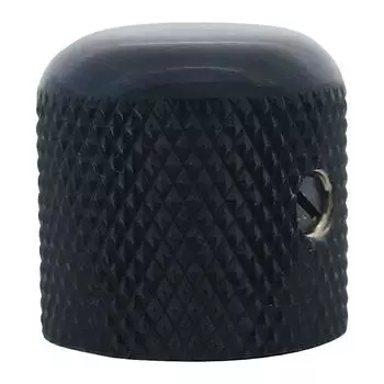 GOTOH Dome Standard Black Knob, 18, (H18mm), (PVK-1B-18) VK1-18B