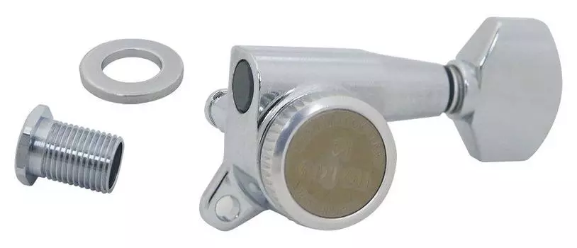 GOTOH Guitar 07 Magnum Lock Хромированный колок, кнопка, традиционный, 6 л, (07223CYTX) SG381-MG-T-07-LC