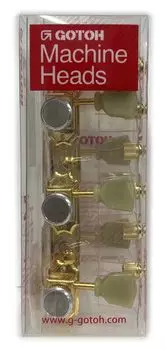 Колышек для гитары GOTOH, золотой SD90-MG-T-SL-L3R3-GG 20322GYTX/D золотой