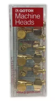 Колок для гитары GOTOH, золотой SG381-MG-01-L3R3-GG 07202GYX/D золотой