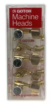 Колок для гитары GOTOH, золотой SG381-MG-T-01-L3R3-GG 07202GYTX/D золотой