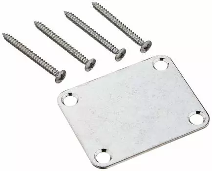GOTOH Neck Joint Plate, Chrome Relic (PNBS-3AC) NBS-3RELIC