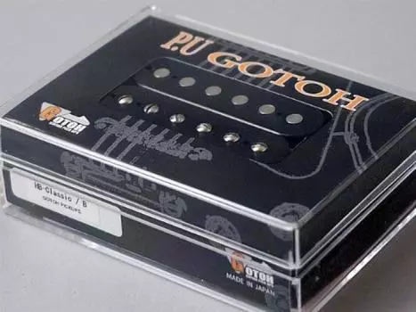 [GOTOH Pickups]Японский хамбакерный звукосниматель HB-Classic для бриджа (для заднего) Черный цвет GTPU-HB-CLS-B