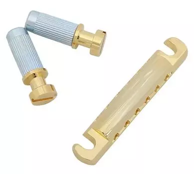 GOTOH stop gold GE101AGG tailpiece, aluminum, (PGE-101AG) золотой