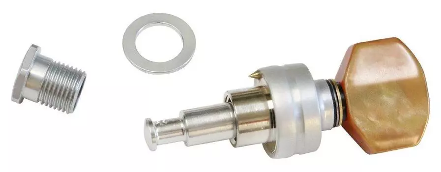 GOTOH Укулеле Колок планетарного типа UB8 Кнопка хром белый UPT-UB8-CWX