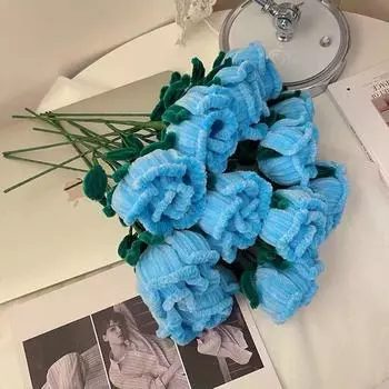 Готовая витая палочка ручной работы. Букет своими руками. Подарочные розы. Ниша. Творческий перманент. розовый