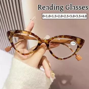 Готовые очки для чтения «кошачий глаз» для женщин и мужчин, унисекс, блокирующие синий свет, очки для дальнего зрения, очки по рецепту для дальнозоркости 0 розовый