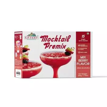 Готовый безалкогольный коктейль Eatery Harvest 225 г(15 г*15 пакетиков) Безалкогольный премиум-миксер, газированный коктейль «Хайбол», готовый напиток, просто добавь воды