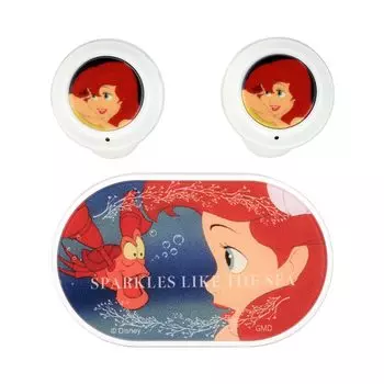 Gourmandies Disney Character Полностью беспроводные стереонаушники Ariel W54 xx D33mm DNG-29AR H33.5