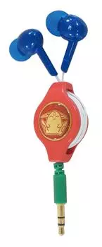 Gourmandies Magic Knight Rayearth Reel Type Stereo Earphones Red RAY-05RD