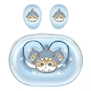 Gourmandies Mofusand полностью беспроводные стереонаушники Shark Nyan MOFU-58A