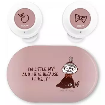 Gourmandies Moomin полностью беспроводные стереонаушники Little My MMN-45B Ш54 x В33,5 x Г33 мм